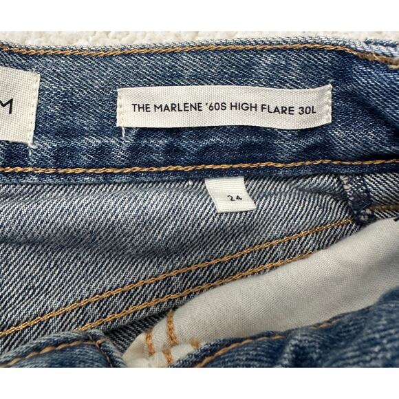 Aritzia Denim Forum Womens The Marlene 60s High Flare Jeans Size 24 - Picture 6 of 10